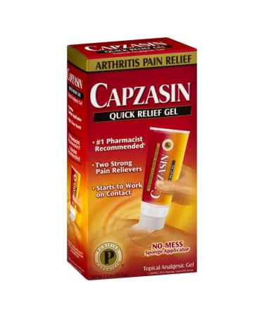 Capzasin Arthritis Pain Relief Quick Relief Gel 1.5 oz - Pack of 2 - Buy Online on GoSupps.com