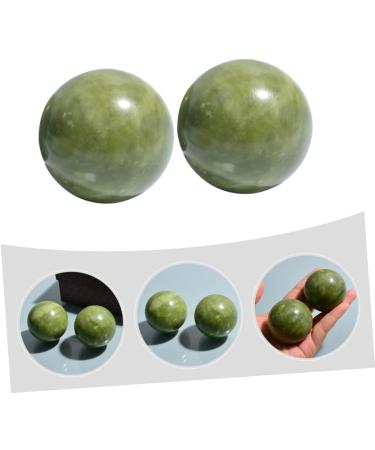 Buy Lurrose 2-Piece Massage Ball Set | Baoding Balls for Meditation & Hand Exercise | Green Jade Workout Tools - International Shipping Available - Buy Online on GoSupps.com