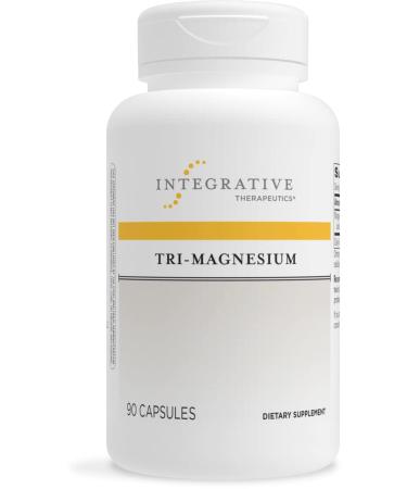 Integrative Therapeutics Tri-Magnesium (As Magnesium Citrate, Oxide, Malate) - Supports Healthy Muscle, Cardiovascular, Neurological Function* - Promotes Calm* - Dairy Free - Gluten Free - 90 Capsules Standard Packaging