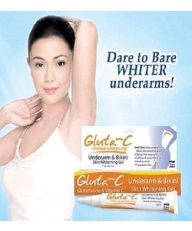 Gluta-C Underarm Bikini Intense Skin Whitening Bleaching Glutathione Gel Cream - Buy Online on GoSupps.com