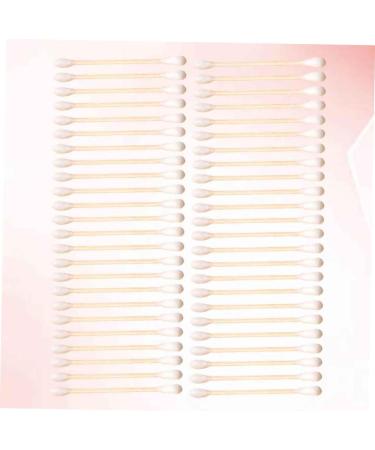 600 Pieces Makeup Cotton Buds Organic Cotton Applicator with Cotton Tip Disposable Ear Plugs Cotton Buds Made of Wood Cotton Buds Cleaning Foam Baby Makeup Remover - Buy Online on GoSupps.com