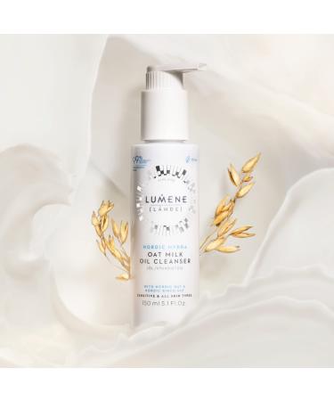 Buy Lumene Nordic Hydra Oat Milk Oil Cleanser - Fragrance Free Makeup Remover & Gentle Face Wash | Luxurious Hydrating Cleansing Oil (5.1oz) - International Shipping Available - Buy Online on GoSupps.com