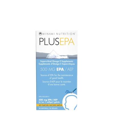 Minami PlusEpa 500mg Epa Softgels 30 Count No Flavour