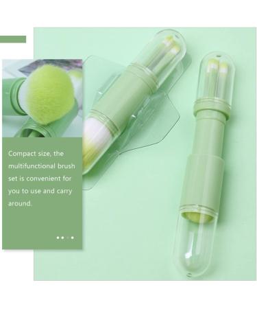 Beavorty 5 Sets telescopic makeup brush kabuki beginner makeup brush eye makeup brush loose powder retractable powder brush multitools eyebrow brush portable travel artificial fiber - Buy Online on GoSupps.com