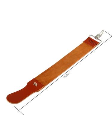 Premium Real Leather Barber Straight Razor Strop Belt | Sharpener for Folding Knives & Shaving Tools - Buy Online on GoSupps.com