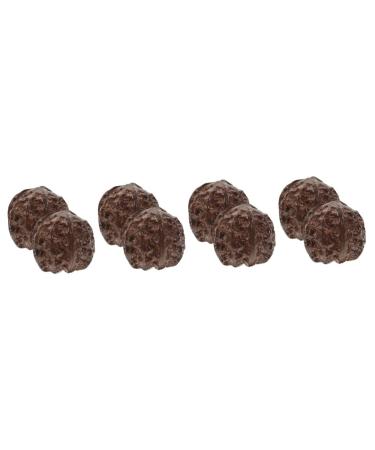 Fomiyes 8 Stk Wenwan handle Home Decorations Peacher Decoration Fake Peach Core Peach Core Figure Housing Center Decor Vietnam Esischen Agarholz Handtiels desk