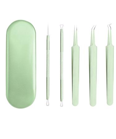 Jalzdieod Premium Blackhead Acne Comedone Pimple Blemish Extractor Remover Tool Blackhead Pimple Needles Skin Care Kit