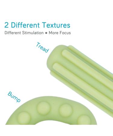 Sensory Chew Toys for Autistic Children - Silicone Teether Toys (4 Pack) - Buy Online on GoSupps.com