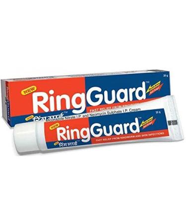 Ring Guard Ringworm Cream Athlete Foot Fungal-backterial Skin Infection Eczema RING Guard (Pack of 2)