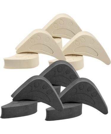 24 Pairs Toe Plug Adjustment Pads Forefoot Cushion & Heel Pad Inserts for Big Shoes & High Heels - Buy Online on GoSupps.com