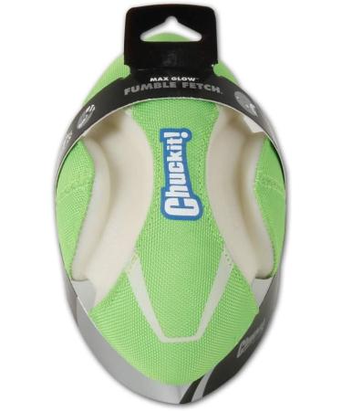Chuckit! CH32306 Fumble Fetch Max Glow - Small Green/White Fetch Toy | International Shipping Available - Buy Online on GoSupps.com