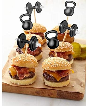 14 Pack Gym Weights Birthday Party Cupcake Decorations | Fun & Unique Fit for Celebration - Buy Online on GoSupps.com