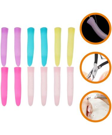 EXCEART 6 Pairs Cuticle Cover Trimmer Handle Cover Cuticle Trimmer Handle Silicone Sleeve Silicone fingertips Sleeve Manicure Tools Nail Nail Nail Polish - Buy Online on GoSupps.com