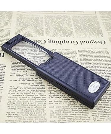 Magnifying Glass 45X with LED Light HD Lens UV Light Handheld 2.5X Illumination Magnifier Assisted Mirror Magnifier - Buy Online on GoSupps.com