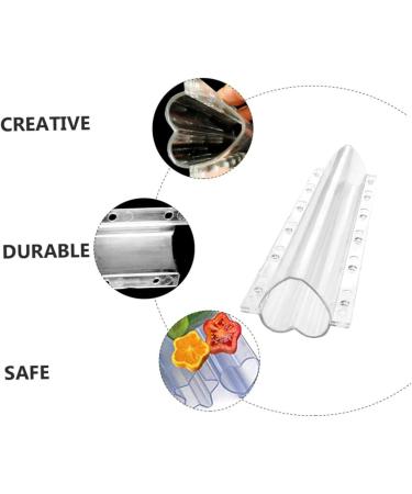Yardenfun 3pcs Heart Styling Grow Shaper Star Tools Big Kit Fruits Transparent for Growing Strawberry Transparent 20x6.5cm - Buy Online on GoSupps.com