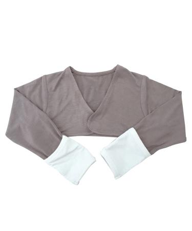 EDENSWEAR Zinc-Filled Rayon Eczema Face Anti-scratch Sleeve Cover Vest (12Months grays) Grays 12 Months