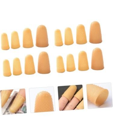 FRCOLOR 75 Pcs Counting Finger Gloves - Rubber Finger Protectors for Safe Counting | Anti-Skid Fingertip Covers - Buy Online on GoSupps.com