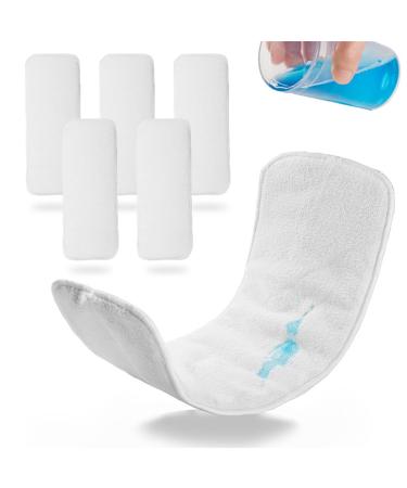 Diaper insert 15 36cm microfiber reusable 5 pieces white