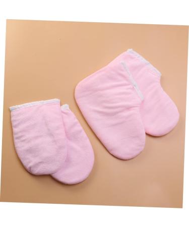 Beavorty 2 Pairs Paraffin Wax Gloves Wax Care Insulated Mittens Paraffin Wax Mittens bath mitt Paraffin Foot cover Beauty Gloves heated glives Thermal Heated Mitt warm gloves heater thicken - Buy Online on GoSupps.com