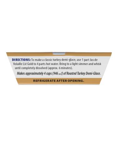 More Than Gourmet Classic Roasted Turkey Demi-Glace - 1.5 Oz Pack of 1 - Buy Online on GoSupps.com