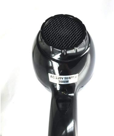 Hair Dryer Powerful 1900W Professional Hairdryer Negative Ionic Technology with Air Nozzle 3 Heat 2 Speed Cool Shot Setting Powerful AC Motor Fast Drying Blow Dryers for Home and Salon Men and Women - Buy Online on GoSupps.com