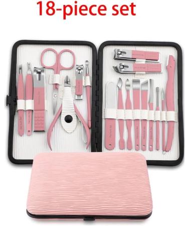 Nail Clipper Set 18-Piece Nail Clippers Set Stainless Steel Nail Clippers Pedicure Kit Nail File Nail Clippers Manicure Beauty Kit with Portable Fashion Bag Nail Clipper Kit (Color : Blu) - Buy Online on GoSupps.com