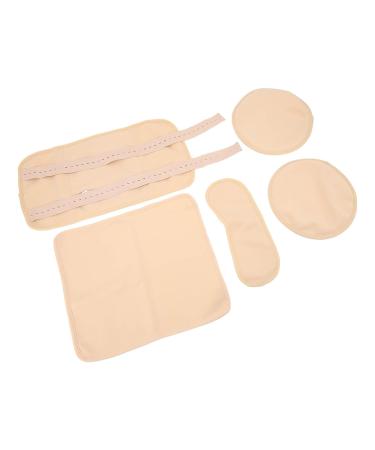 Castor Oil Pack Set - Skin-Friendly Waterproof Body Wrap (Khaki) for Pain Relief & Wellness | International Shipping - Buy Online on GoSupps.com