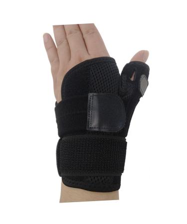 KALLORY Thumb Sprains Thumb Belt Guard Sprained Support Gloves Hand Support Left Hand Arm Thin Section Protective Gear Polyester