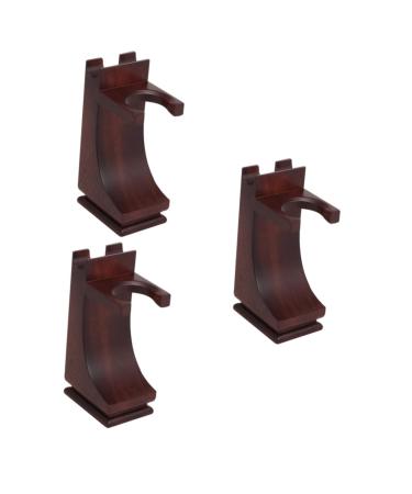 DOITOOL 3pcs Electric Shaver Hanger Wooden Shaving Man Wood