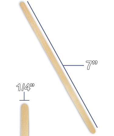 50 Pack of 7 Inch Wood Paint Stain Resin Epoxy Mixing Stir Sticks - Ideal for DIY Projects - Buy Online on GoSupps.com