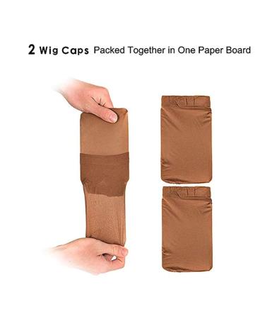 Dark Brown Wig Caps for Women - 4 PCS Lace Front Wig Caps - One Size Fit - Buy Online on GoSupps.com