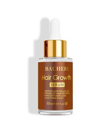 Scalp Serum for Hair Growth Hair Strengthening Serum With Thuja Orientalis Prevent Hair Loss & Thinning Natural Nourishing Treatment for All Hair Types 30 ml Brown