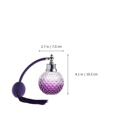 Air Bag Perfume Bottle - Purple Glass Travel Ornament for Car | International Shipping - Buy Online on GoSupps.com