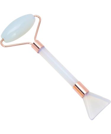 Verdant Touch Dual Head Face Roller Massager | Skin-Friendly Gua Sha Tool for Facial Massage - Buy Online on GoSupps.com