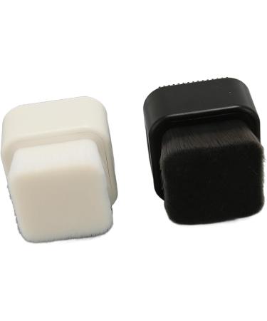 Soft Bristles Double Sided Face Scrubber for Dead Skin Removal Massage Exfoliating Facial Cleansing Brush - Buy Online on GoSupps.com