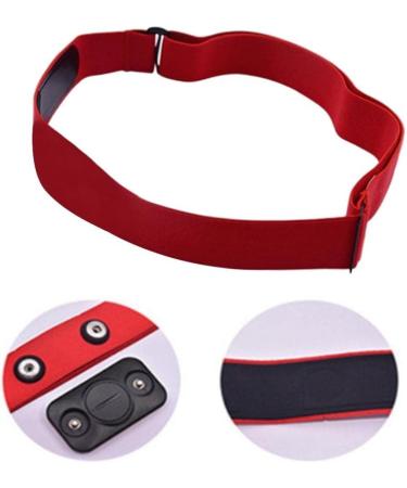 Yuandan Bluetooth Heart Rate Monitor Belt - Waterproof HR Sensor with Adjustable Replacement Tape - Compatible with ANT+ - Red - Buy Online on GoSupps.com