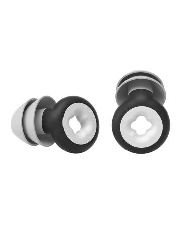 tinysiry 1 Set Sleeping Earbuds Anti-Noise Comfortable Wearing Night Deep Sleeping Noise Canceling Ear Plugs Daily Use Black