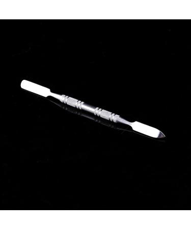 Stainless Steel Makeup Palette & Spatula - Professional Cosmetic Mixing Tool for Eye Shadow & Eyelash Makeup - Buy Online on GoSupps.com