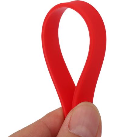 Buy Carrub Fashion Silicone Rubber Band Elastic Bracelet - Red Bangle for Stylish Accessories | International Shipping Available - Buy Online on GoSupps.com