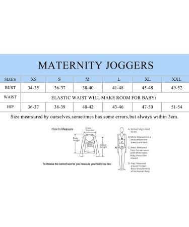 Meanzoo Women's Maternity Jogger Scrub Pants - Large Black | Comfy & Stylish - Buy Online on GoSupps.com