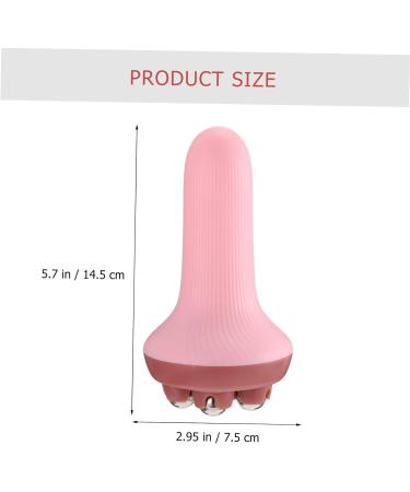 Minkissy 3PC Massage Roller Set - Body Percussion Massager & Muscle Roller Stick - Manual Roll Massage Devices - Rosa 14.5x7.5CM - International Shipping Available - Buy Online on GoSupps.com