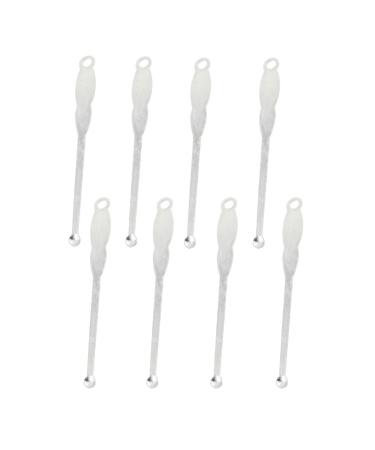 Qtqgoitem 8 Pcs Silver Tone Metal Ear Wax Remover Cleaner Earpicks Beauty Tool (Model: 44d 2d5 7f4 edb c4c)