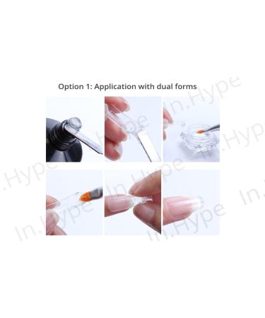 Buy IN.HYPE Milky White AcryGel/Acrylic Nail Extension Builder Gel - Poly Nail Gel for Perfect Nail Art | International Shipping - Buy Online on GoSupps.com