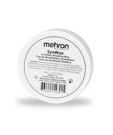 Mehron Makeup SynWax Synthetic Modeling Wax (1.5 oz) 1.5 Fl Oz (Pack of 1)