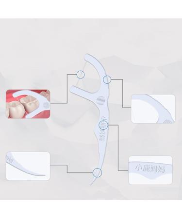 Buy 50/100 Dental Floss Picks & Toothpick Sticks - Interdental Brushes for Healthy Teeth | Free International Shipping - Buy Online on GoSupps.com