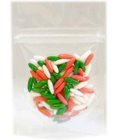 A Pinch Of...- Christmas Jumbo Rice - 25g. Red Green and White Christmas sprinkles ideal for all of your festive cakes and bakes. A real show stopper. Just enough for a single bake. - Buy Online on GoSupps.com