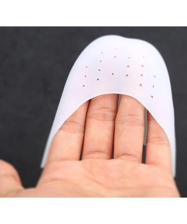 Shop Latrat Silicone Gel Tips for Ballet & Classic Dance Shoes - Soft Lace Protection with Air Holes (White) - Buy Online on GoSupps.com