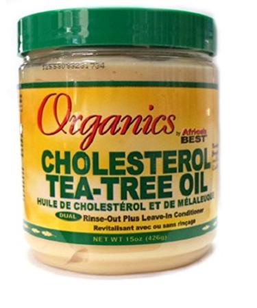 Africa's Best Organics Cholesterol Tea Tree Oil Leave In Conditioner 426g