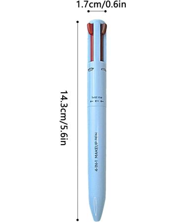  Yunmiao 4-in-1 Makeup Set: Eyebrow Pencil Eyeliner Lip Liner and Highlighter. Multicolored Eyebrow Pencil Waterproof Eyebrow Pencil for Eyes Lips and Face. - Buy Online on GoSupps.com