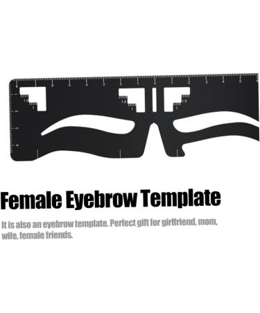 Housoutil Eyebrow Design Eyebrow Card Reusable Eyebrow Stencil Caliper Convenient Eyebrow Stencil Make up - Buy Online on GoSupps.com